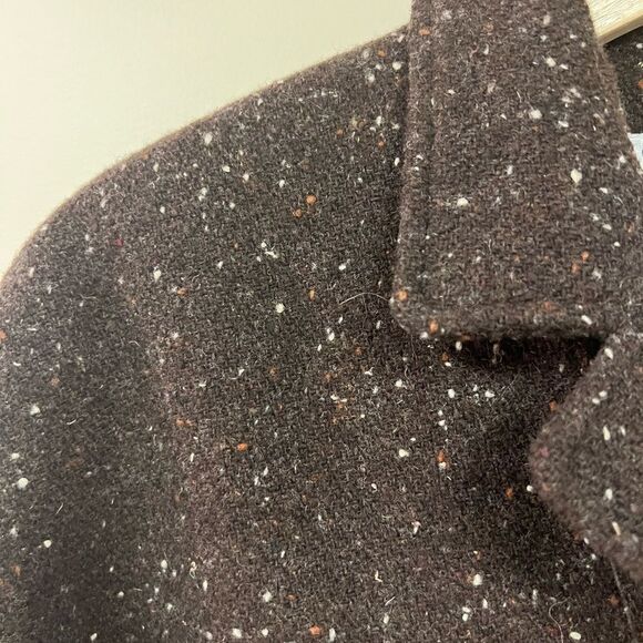 Chaus Sport wool blend brown heathered coat. Size 10 - Picture 2 of 6